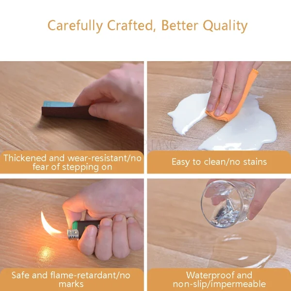 Flooring - Thickened - Adhesive - Anti-Slip - Apply Directly Mat Dense 1.0 Plastic PVC - Leather Cement - Image 3