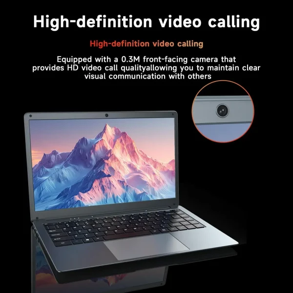 14 Inch Laptop Intel Celeron N3350 6GB RAM 64GB+256GB SSD Windows 10 - Image 5