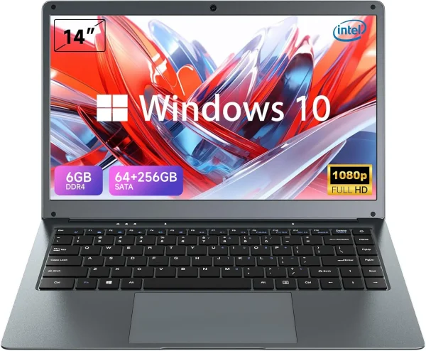 14 Inch Laptop Intel Celeron N3350 6GB RAM 64GB+256GB SSD Windows 10 - Image 2