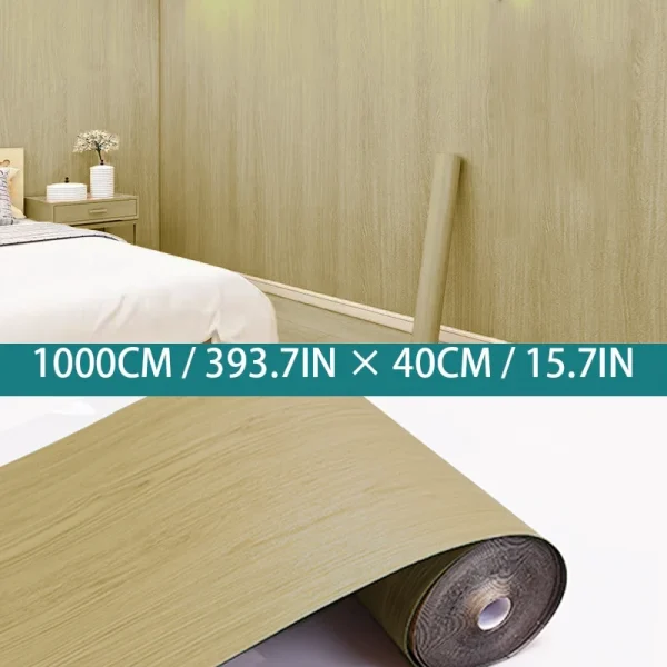 Flooring - 40CM Antifouling Roll Material Wood Grain Self-adhesive - Image 9
