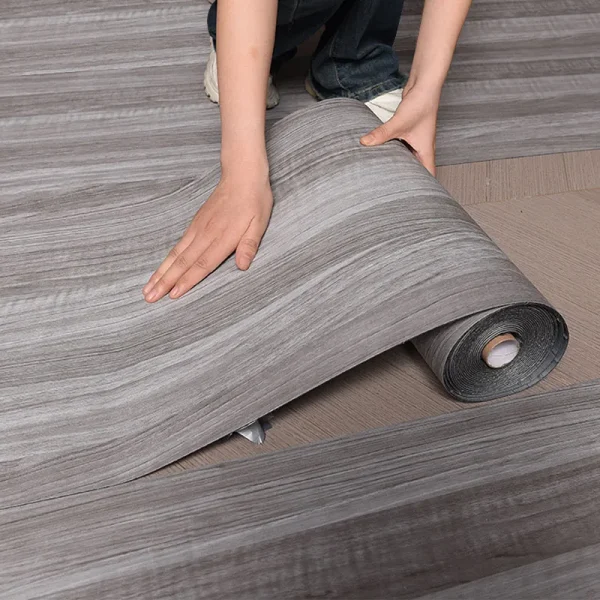 Flooring - 40CM Antifouling Roll Material Wood Grain Self-adhesive - Image 11