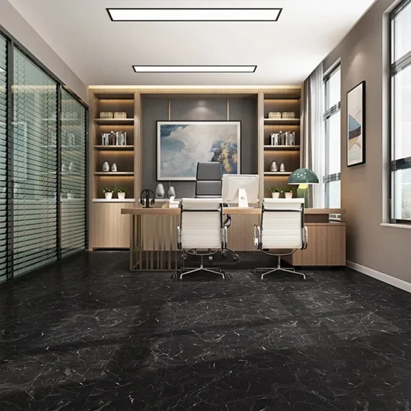 Simulated Thick Marble Tile Floor Sticker PVC Waterproof Self-adhesive Living room Toilet Kitchen Home Floor Decor Wall sticker - Image 5