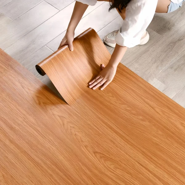 Flooring - 40CM Antifouling Roll Material Wood Grain Self-adhesive