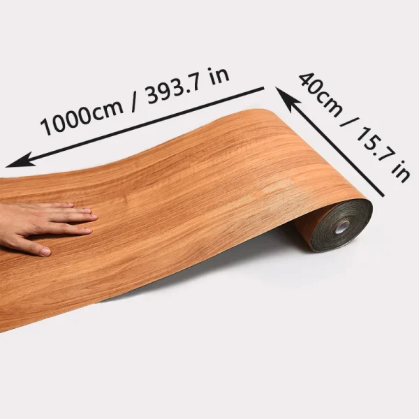 Flooring - 40CM Antifouling Roll Material Wood Grain Self-adhesive - Image 3