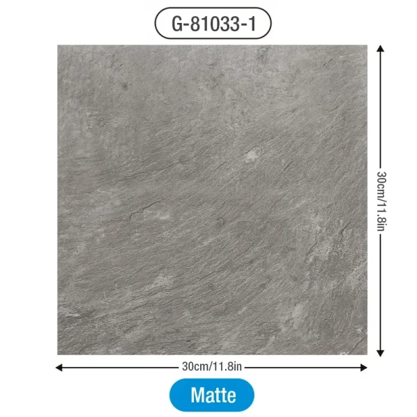 Simulated Thick Marble Tile Floor Sticker PVC Waterproof Self-adhesive Living room Toilet Kitchen Home Floor Decor Wall sticker - Image 23