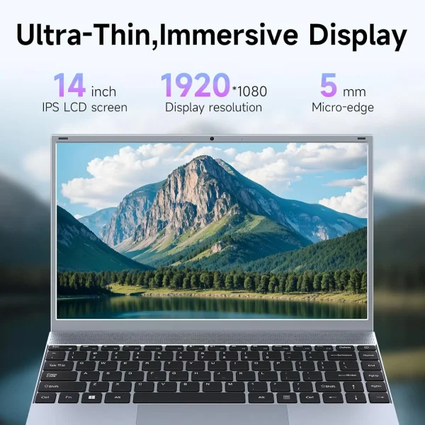 14 Inch Laptop J3710 8GB RAM 256GB SSD Windows 11  For Students And Business - Image 4