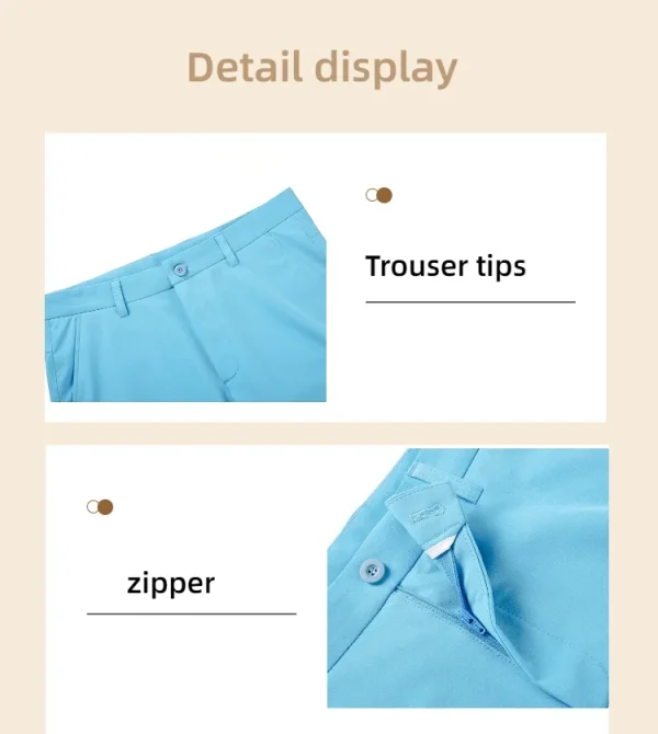 Men's Golf Shorts Summer Refreshing Breathable Comfortable Cotton CAIIAWAV - Image 13
