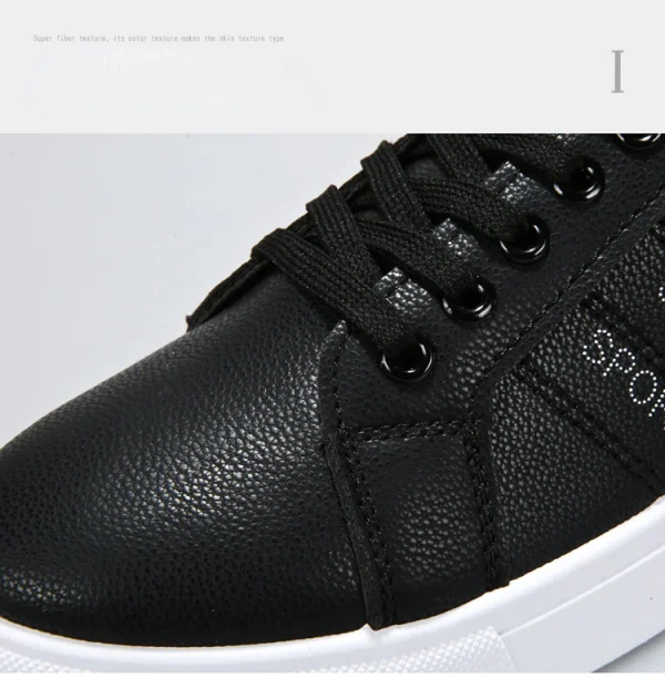 Men Casual Shoe - Comfortable Flat Vulcanized Sneakers Summer Autumn Leisure Leather - Image 12