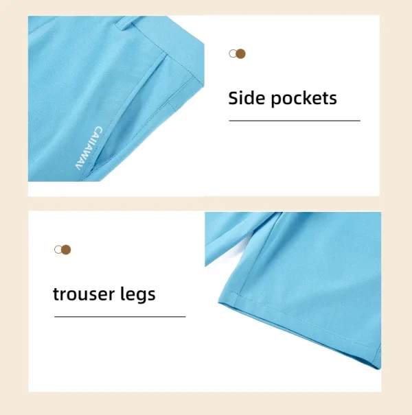 Men's Golf Shorts Summer Refreshing Breathable Comfortable Cotton CAIIAWAV - Image 14