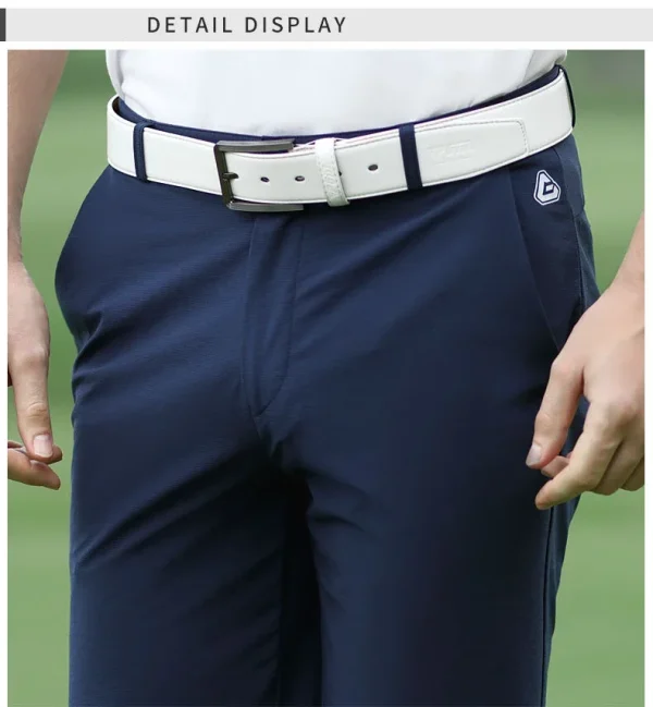 Men's Golf Shorts Solid Colors Breathable - Image 35
