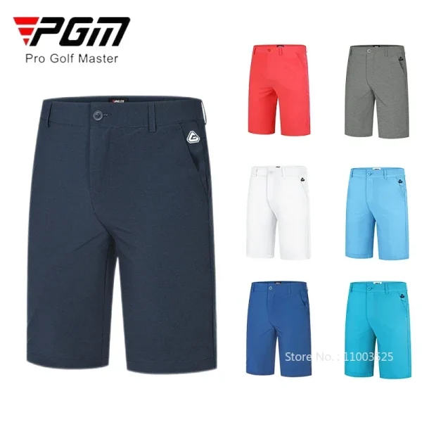 Men's Golf Shorts Solid Colors Breathable - Image 3