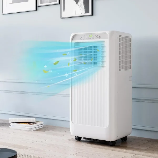 10000 Btu Portable Air Conditioner - 24H Timer Cools up to 450 sq.ft - Remote Control Window Exhaust Kit included - Image 5