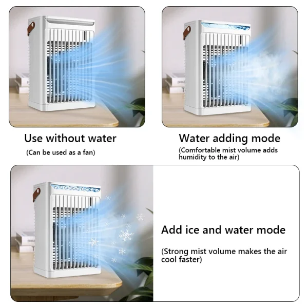 Air Cooling Unit Portable with Fan - offers 7 Colors of LED Night Light 6.8L Water Tank 5 Speeds Energy Saving for Home Office Bedroom - Image 7