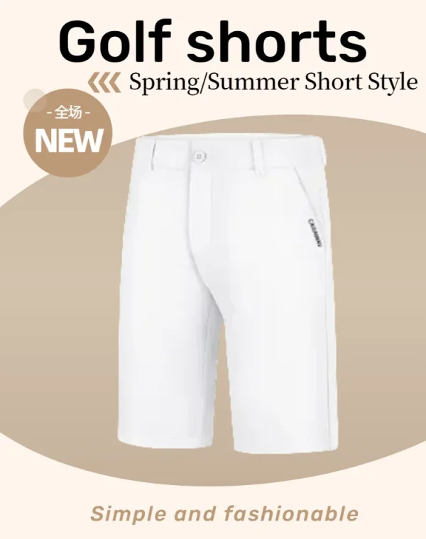 Men's Golf Shorts Summer Refreshing Breathable Comfortable Cotton CAIIAWAV - Image 9