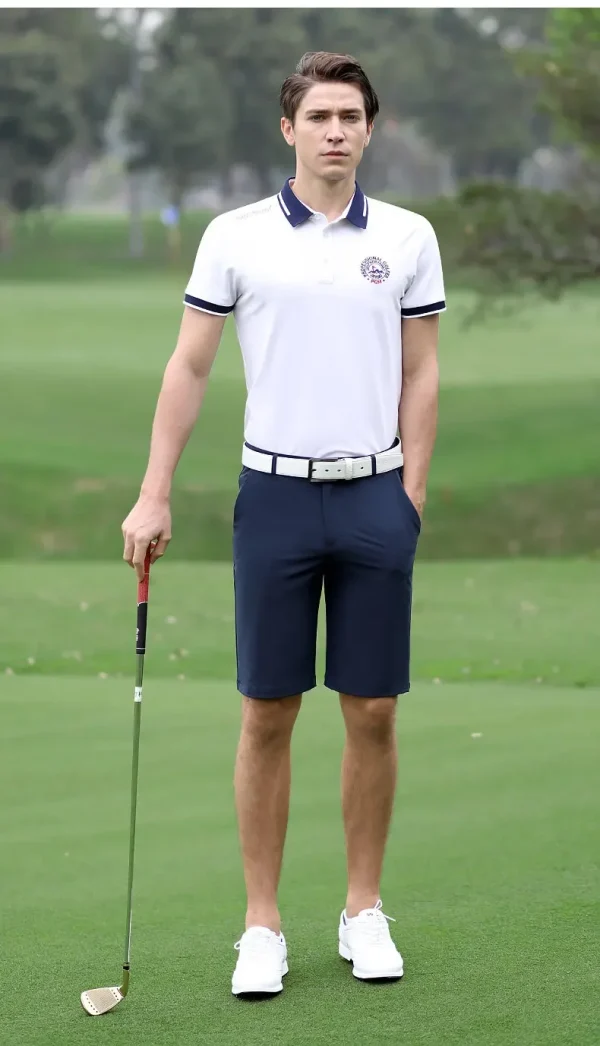 Men's Golf Shorts Solid Colors Breathable - Image 18