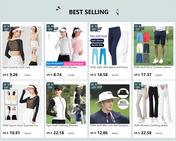 Men's Golf Shorts Solid Colors Breathable - Image 15