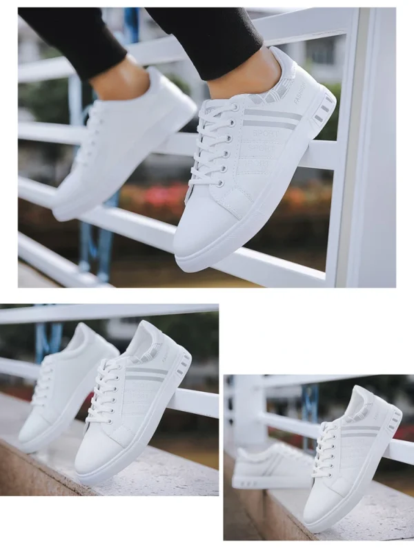 Men Casual Shoe - Comfortable Flat Vulcanized Sneakers Summer Autumn Leisure Leather - Image 32